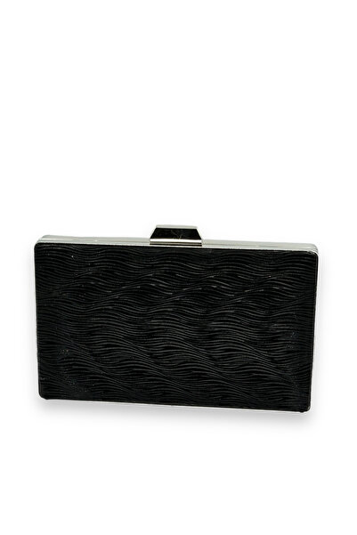 Generic Brand Black Laser Waterway Patterned Evening Dress Bag Stylish Weddin...