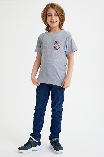 CC STORE Tricou pentru copii cu imprimeu Dragon pentru varsta 5-15 ani