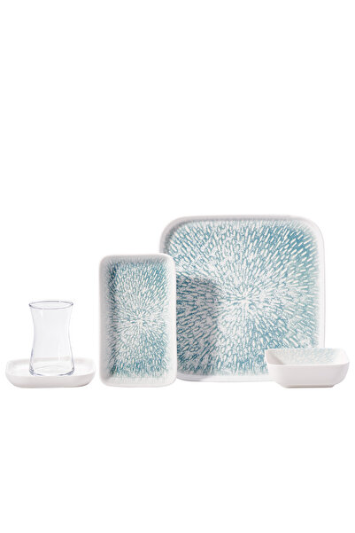 KORKMAZ مجموعة بلازا A8853 - طقم إفطار 25 قطعة