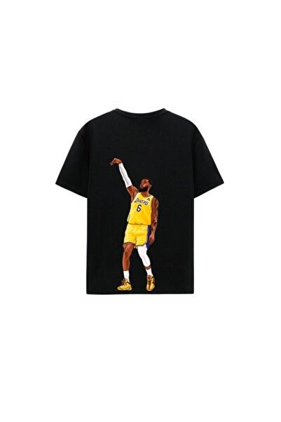 CC STORE Tricou oversize unisex Nba negru Lebron