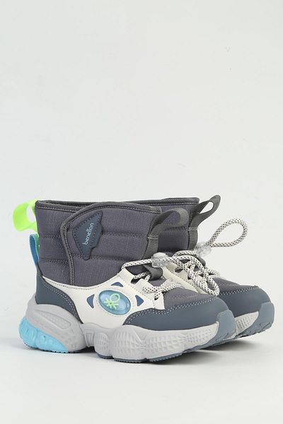Benetton Petrol Color Children's Boots - Imported Bni-11081