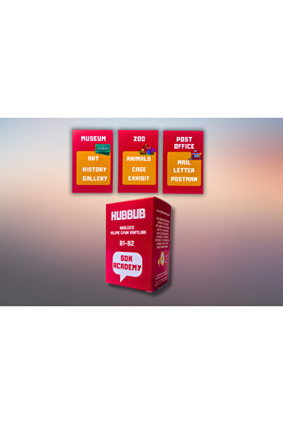 HUBBUB İngilizce Kelime Oyun Kartları B1-B2 Seviye