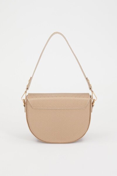 Levidor Gold Peten Pattern Shoulder Bag