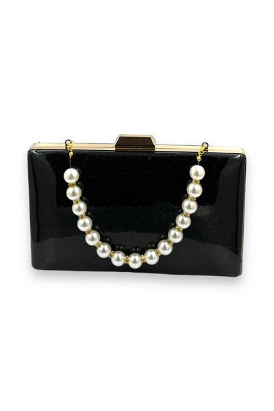 Wedding Fashion Geantă de rochie de seară importată, cu curea de perle acoper...