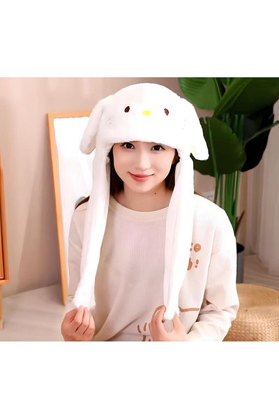 BLA GROUP Cute Cartoon Movie Figured Design Hat with Moving Ears Kuromi̇ Spiderman Hello Kitty Panda