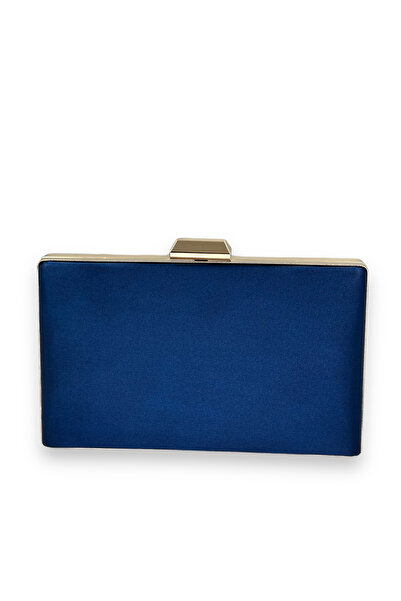 Wedding Fashion Clutch de absolvire de mireasa din satin Henna - culoare bleu...