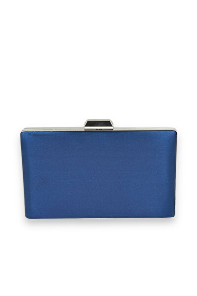 Wedding Fashion فستان سهرة من الساتان باللون الأزرق الداكن من سلسلة 2026 الخا...