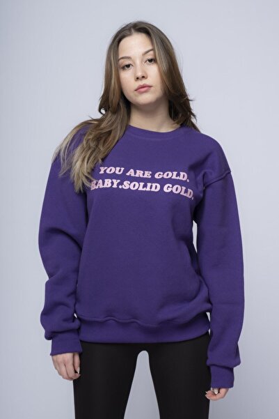 CC STORE You Are Gold Baby Oversize Unisex φούτερ με λαιμόκοψη