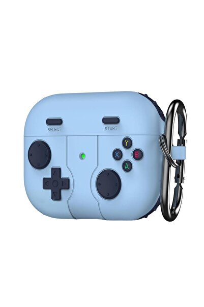 Microsonic 4 Kılıf Cartoon Figürlü Silikon Retro Gameboy Mavi