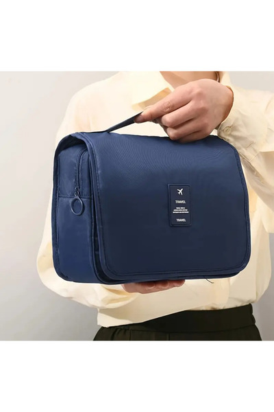 SYNOPE Широка багатосекційна функціональна складана косметичка для подорожей з великою місткістю