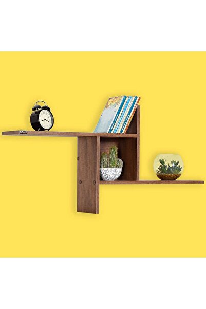 Adore Mobilya Plus Dekoratif Duvar Rafı - Oslo Ceviz