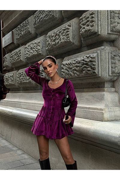 TAYT VEGAS ROCHIE DE TĂIȚĂ DE VELVET