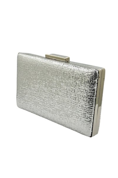 Generic Brand Shiny Imported L Lamé Fabric Women's Evening Dress Ç Bag Night Event Stylish Silver Clutch Wedding 2026 Collection