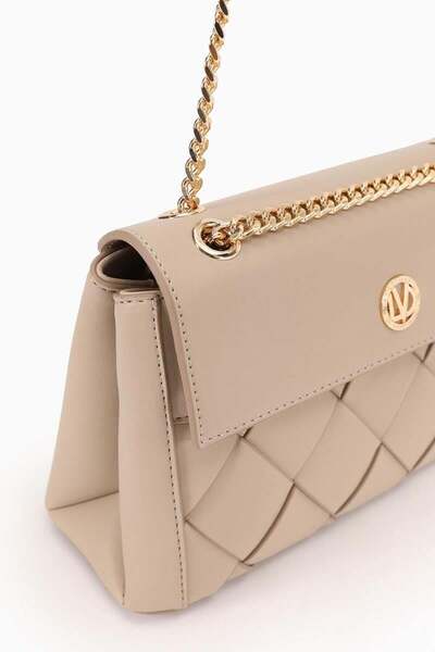 Levidor Vi̇zon Baklava Pattern Chain Shoulder Bag