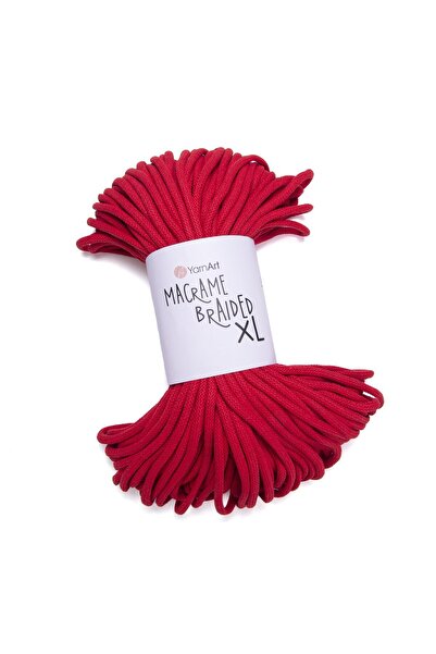 Yarnart МАКРАМЕ ПЛЕТЕНЕ XL - MAKROME İPİ KIRMIZI-773