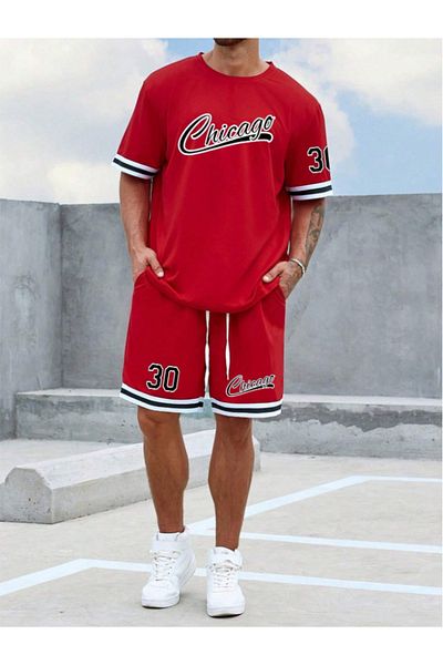 CC STORE California Printed T-Shirt-Shorts Set