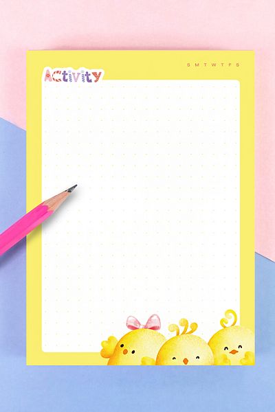 Copyder A6 Cute Notepad 50 Sheets Notepad Memopad