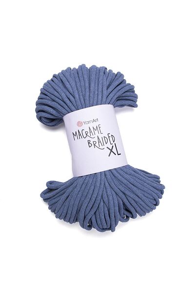 Yarnart MACRAME BRAIDED XL - ΜΑΚΡΑΜΕ ΣΧΟΙΝΙ ΜΠΛΕ-761