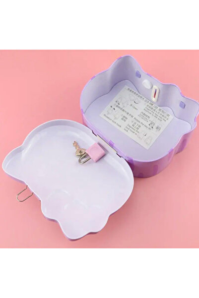 hediyeofisi Χαριτωμένο κουμπαράς με κλειδαριά γάτας