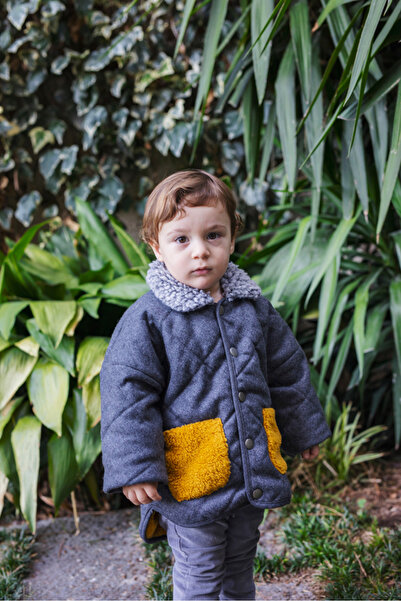 Pinolini Jacket with Wool Color Pockets