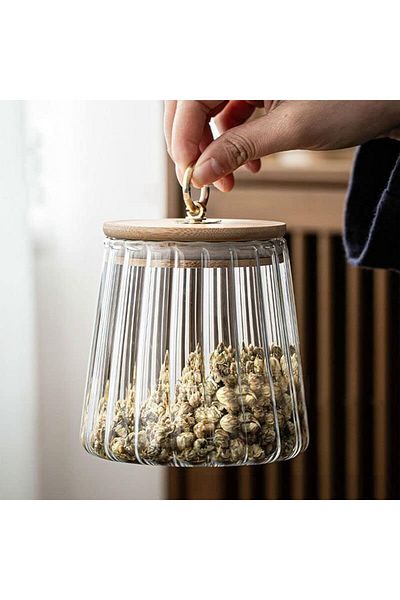 MIBRU Tea herbal and coffee glass container 630ml