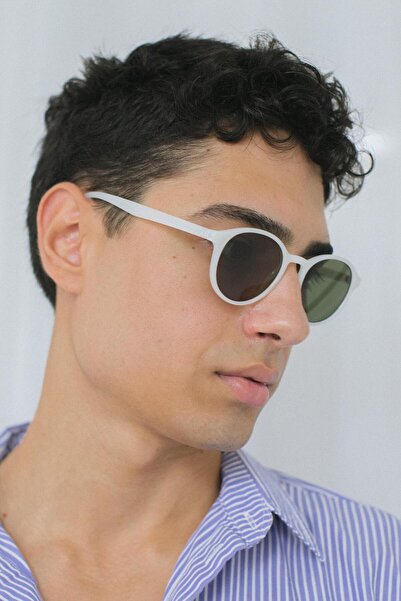 Bilge Karga Smith White Green Erkek Güneş Gözlüğü