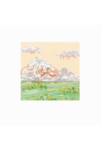 GUGUK Yellow-Green Nature View Themed Colorful Note Set (Ggk-Mc050)