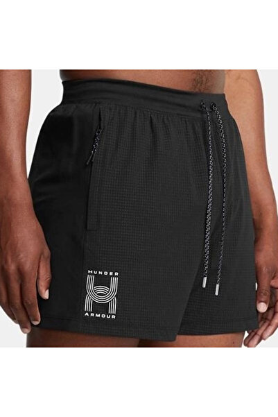 Under Armour Run Anywhere Erkek Siyah Koşu Şort 1386620-001