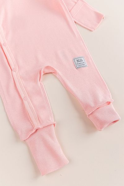 Babymod Natural Baby Jumpsuit Set with Gloves