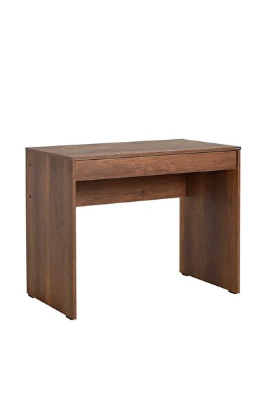 Adore Mobilya Çekmeceli Çalışma Masası-koyu Ceviz (oslo Ceviz) 90x75x55 Cm (g...