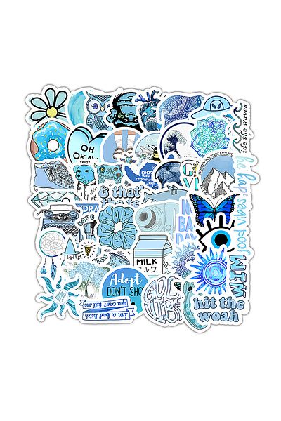 GUGUK Blue Vibes Sticker Set (Ggk-Zs005)