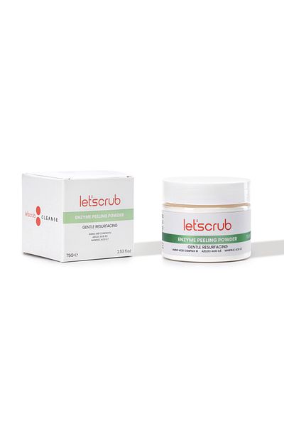 LET'SCRUB 75 g Gentle Resurfacing Enzyme Peeling Powder - Purifying and Regenerating Powder