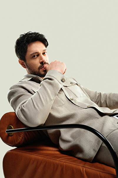 Avva Чоловіча сіра класична сорочка з коміром, 100% льон, комфортний крій A41Y2087