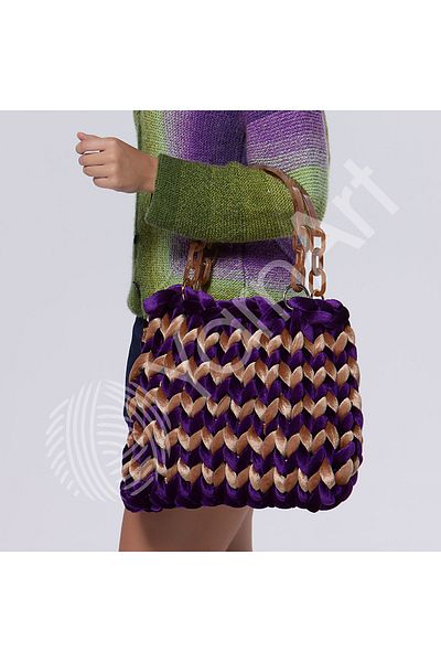 Yarnart Velourmallow Borde-7107 - Νήμα πλεξίματος στο χέρι