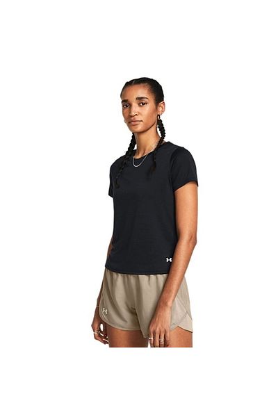 Under Armour Γυναικείο μαύρο μπλουζάκι για τρέξιμο Launch 1382434 -001