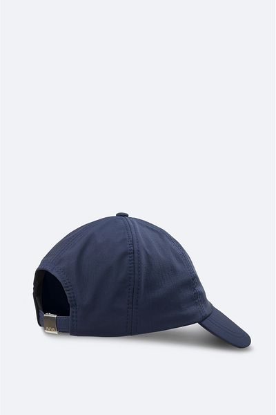Avva Men's Navy Blue 100% Cotton Injection Print Detailed Hat A41Y9200