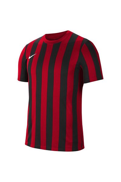 Nike Stripe Division Iv Kids Red Round Collar Jersey