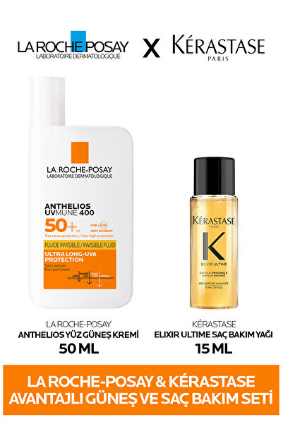 La Roche Posay Güneş Kremi ve Saç Bakım Yağı