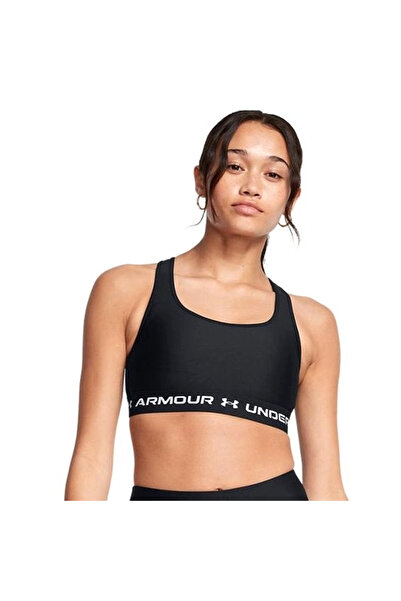 Under Armour Crossback Mid Bra Kadın Siyah Antrenman Sporcu Sütyeni 1361034-006
