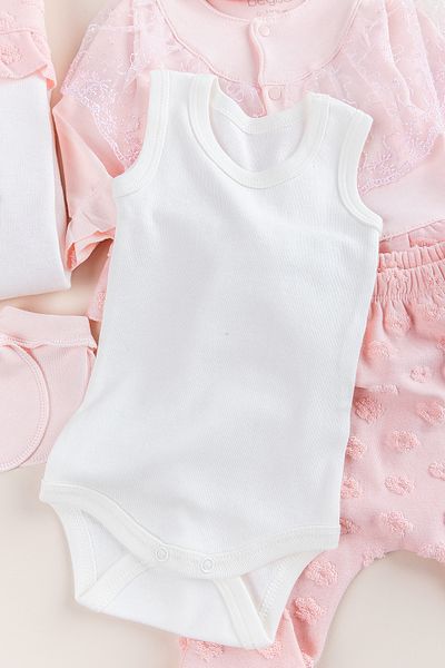 Babymod Laced 8-Piece Baby Girl Hospital Release Baby Set