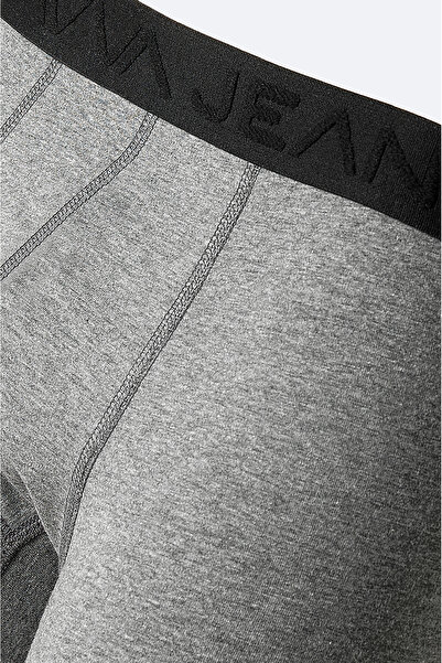 Avva Erkek Antrasit Basic Pamuklu Tekli Regular Fit Boxer B009510