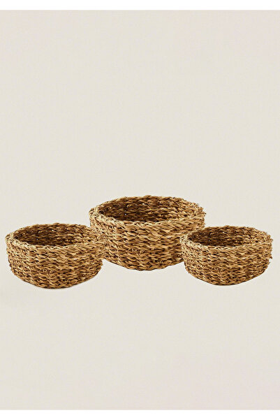 HOMİNG Yuvarlak Düzenleyici Sepetler 3'lü 241708