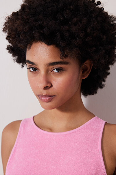 Penti Φόρεμα με ροζ σχέδιο πετσέτας