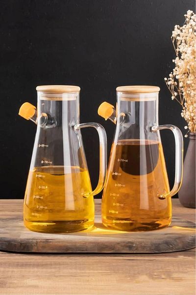 Kapris Well 2 Li Borosilicate Glass Oil Bottle 900 ml D-423