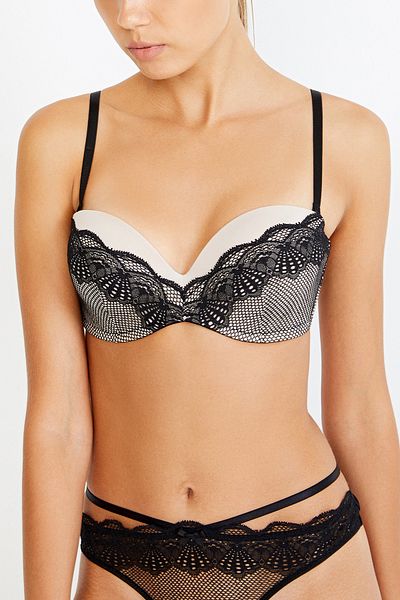 Penti Sutien Push Up din Dantela Shell