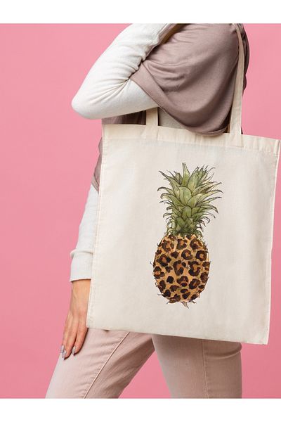 Cemira Unisex Y2K Leopard Tote Bag - Pinterest Retro Tote Bag