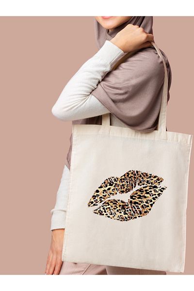 Cemira Unisex Y2K Leopard Tote Bag - Pinterest Retro Tote Bag