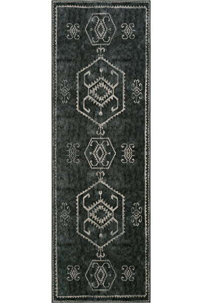 Cool Halı Carnival Yeşil Halı Yolluk Koridor Halısı Etnik Desenli Otantik Şön...