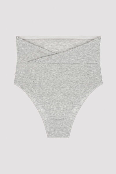 Penti Gri Renkli Yüksek Bel Hamile Külodu