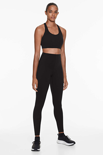 Oysho Compressive core control ankle-length leggings